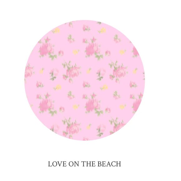 LoveShackFancy "LOVE ON THE BEACH" Print Tote - Picture 4 of 16